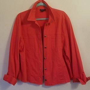 Jones New York denim jacket 1X